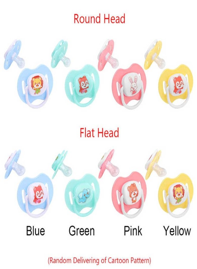 AEREX Baby Pacifiers Ultra Soft Silicone Orthodontic Nipple for New Born Baby Air Flow Shield Sleeping with Cute Prints Teether for Oral Stimulation Soother (Yellow) - Image 5