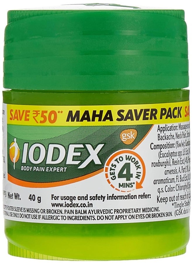 Iodex Multi-Purpose Pain Balm, 40g - Image 1