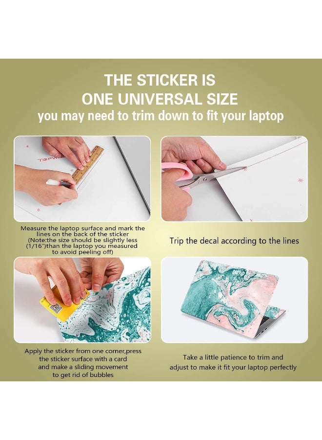 icolor Laptop Skin Sticker Decal 12 13 13.3 14 15 15.4 15.6 inch Personalized Universal Notebook Vinyl Skin Stickers Cover Art Decal Computer Protector - Image 4