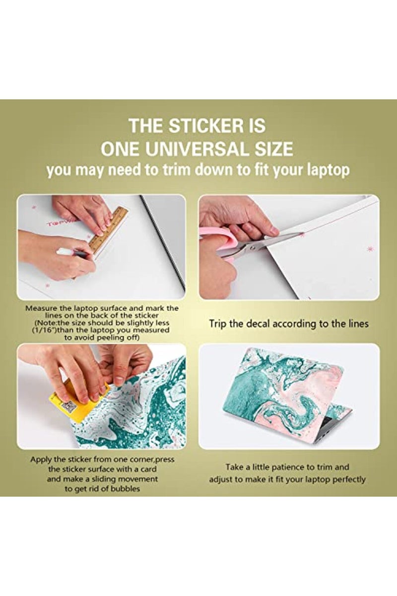 icolor Laptop Skin Sticker Decal 12 13 13.3 14 15 15.4 15.6 inch Personalized Universal Notebook Vinyl Skin Stickers Cover Art Decal Computer Protector - Image 4