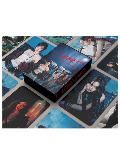 Aespa New Album Drama Fans Card Yu Ji Min Ning Yizhuo WINTER GISELLE Postcard Lomo Cards 55Pcs
