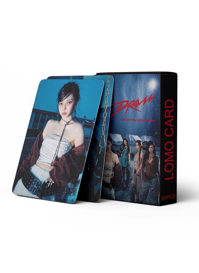 Generic - Aespa New Album Drama Fans Card Yu Ji Min Ning Yizhuo WINTER GISELLE Postcard Lomo Cards 55Pcs - Image 1