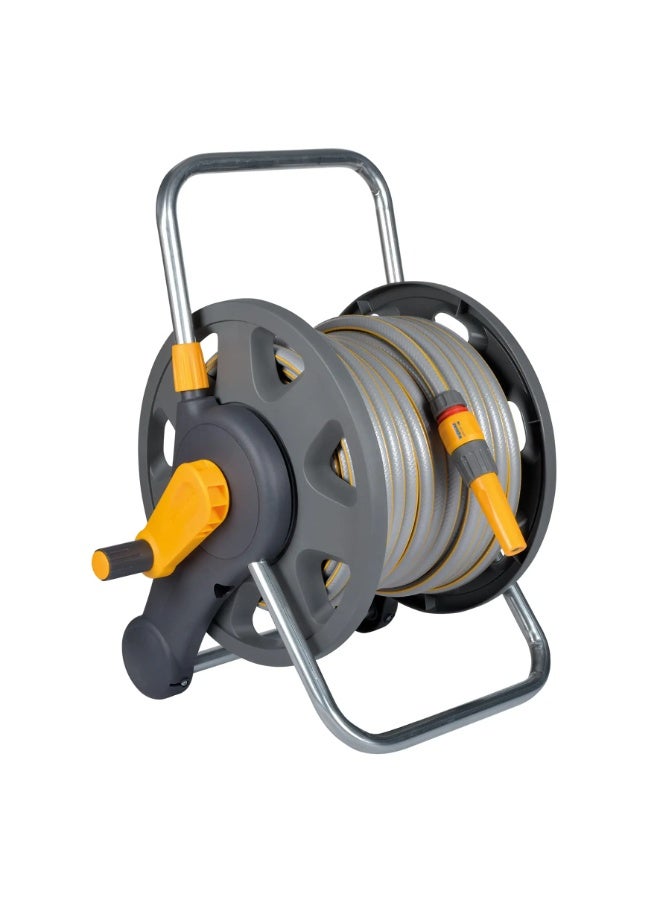 هوزلوك عربة خرطوم سعة 60 متر - بكرة خرطوم بعجلات شديدة التحمل - 100-000-862 - Image 1