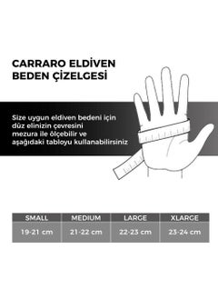 Carraro Short Finger Gloves V7 Red  - Image 2