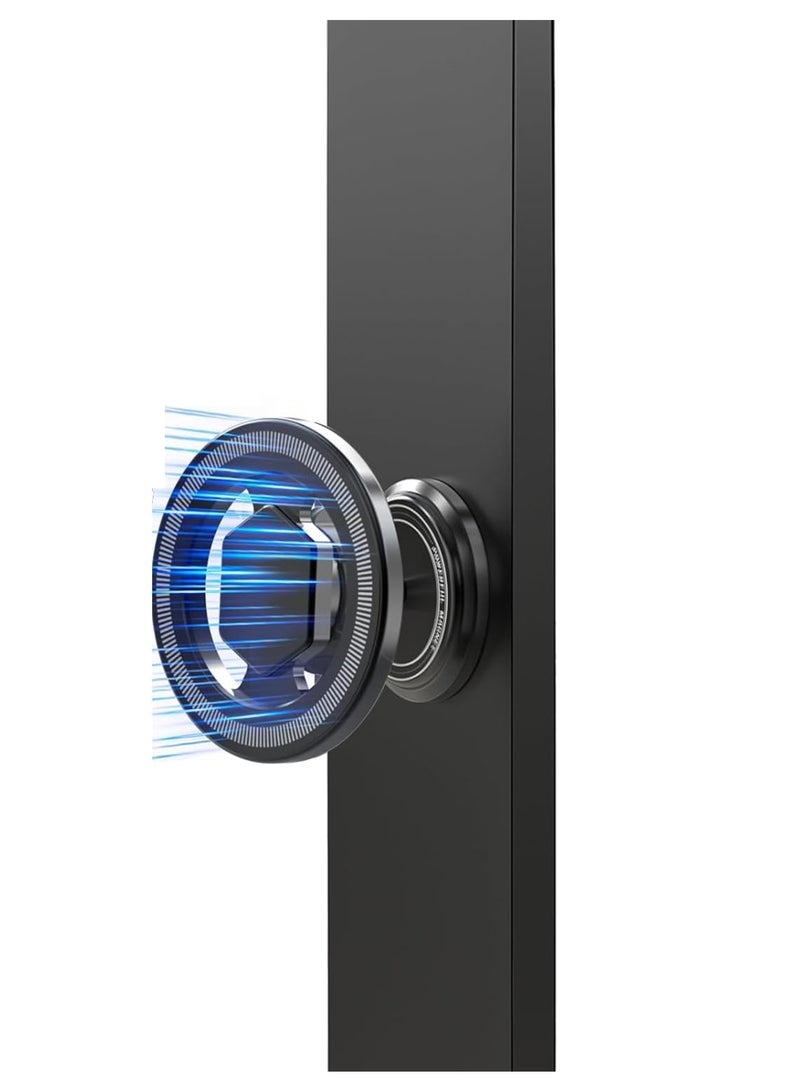 SYOSI Gym Phone Holder with 360° Adjustable Magnetic Mount, Mag-Safe-Compatible Phone Stand for Gym Equipment, Workout Rack, Home Fitness, Mirror, Treadmill, Bike, and Wall Use (Black) - Image 1