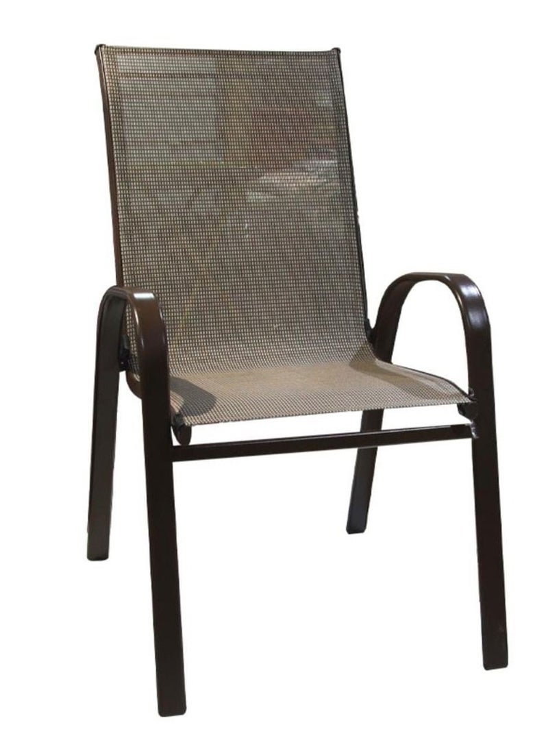 Generic كرسي خارجي مع مادة فليكس كومفورت وإطار معدني  - Image 4