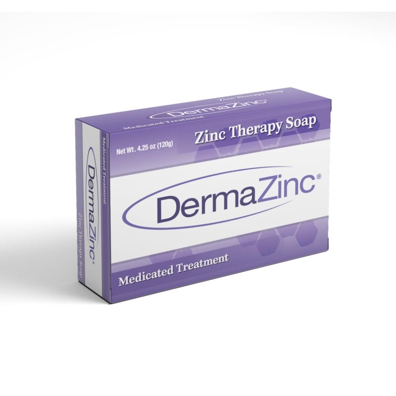 dermazinc DermaZinc Therapy Soap, Zinc Soap for Skin, Skin Disorder Relief Soap for Psoriasis, Dermatitis, Eczema, and Other Skin Condition Symptoms