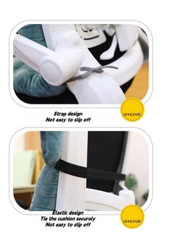 MLADEN Integrated Recliner Desk Seat Cushion Backrest Cushion Plush PP Cotton Back Support Office Chair Sofa Car Seat Cushion ,Chair Cushions, Chair Cushions, Integrated Recliner Desk Seat Cushion  - Image 4