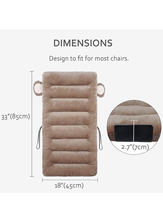 MLADEN وسادة مقعد مكتب كرسي متكامل وسادة مسند الظهر قطيفة من القطن PP دعم الظهر كرسي مكتب أريكة وسادة مقعد السيارة، وسائد الكرسي، وسائد الكرسي، وسادة مقعد مكتب كرسي متكامل - Image 2