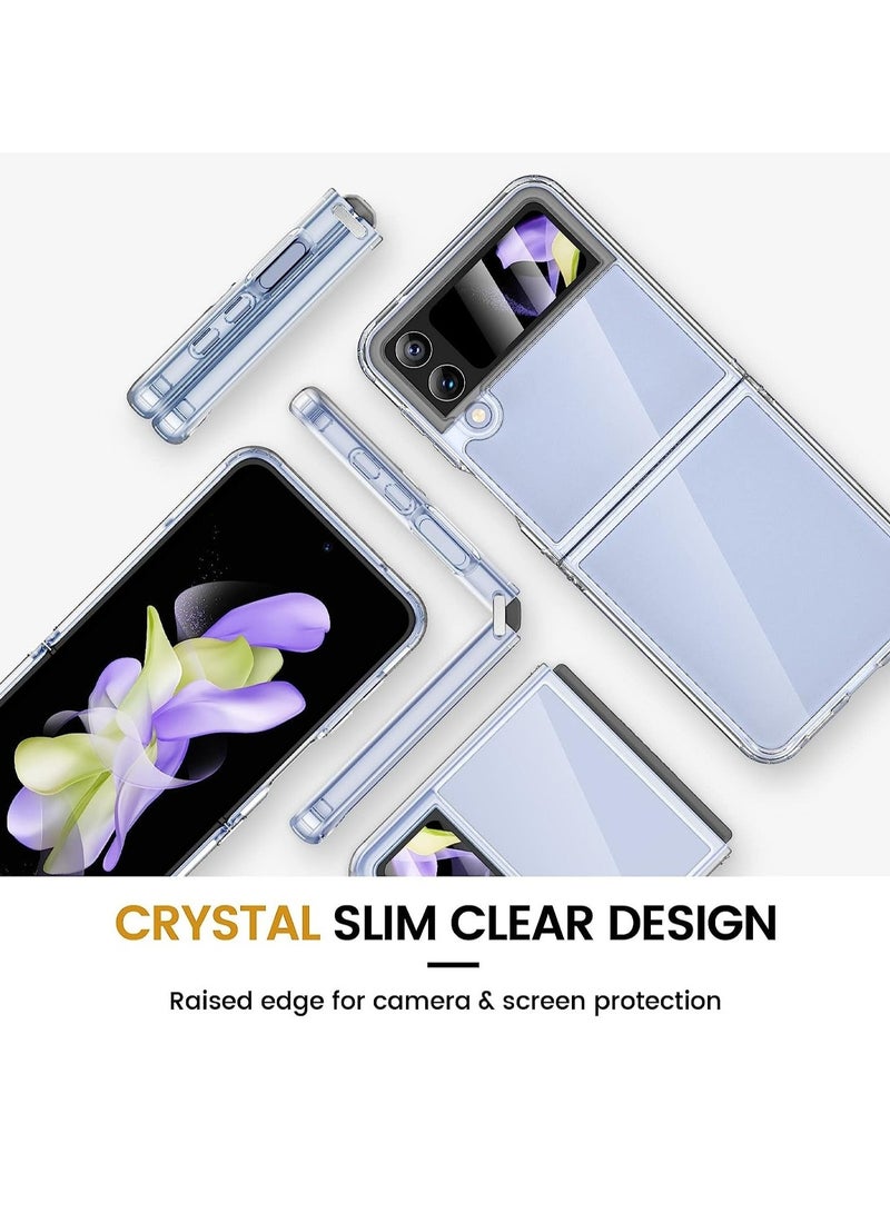 ELTRAZONE Galaxy Z Flip 4 Clear Case [Anti-Yellow] Slim Thin Premium TPU Crystal Shockproof Protective Cover Case for Samsung Galaxy Z Flip 4 5G 2022 - Image 3