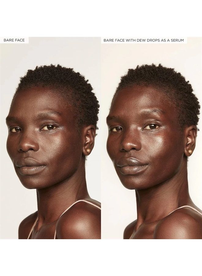 GLOW RECIPE قطرات نياكيناميد المتلألئة من البطيخ - سيروم مرطب مع حمض الهيالورونيك، زيت المورينغا + فيتامين E - سيروم وجه خفيف الوزن ومُضيء سائل - حجم السفر (15 مل) - Image 4