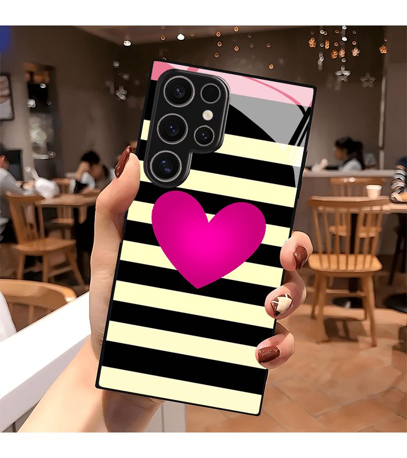 Mixed Color Phone Case Compatible Samsung Galaxy A15 Tempered Glass Back Cover - Image 2