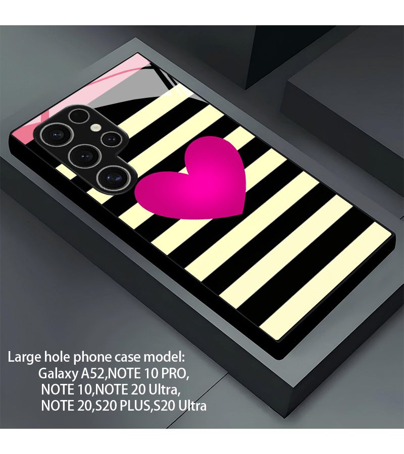 Mixed Color Phone Case Compatible Samsung Galaxy A15 Tempered Glass Back Cover - Image 3