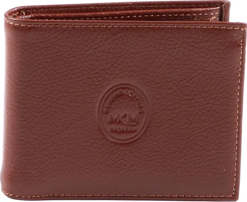 Mkm Tan Leather Men's Wallet