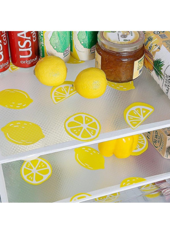 Refrigerator Liners Mats Washable and Reusable,Waterproof and Moisture-Proof Drawer Mat,BPA Free,Non Slip Dining Mat,for Fridge Glass Shelf, Cabinet, Drawer, Freezer Safe,45x150 cm(Lemon) - pzsku/ZBDCD1CD090AFEB63C99CZ/45/_/1723540831/37e8384c-c47c-44f7-847c-f695507726f2