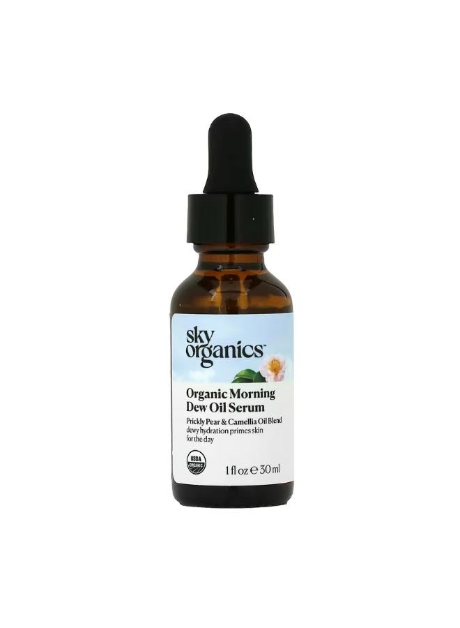 Sky Organics Organic Morning Dew Oil Serum Prickly Pear & Camellia Oil Blend 1 fl oz 30 ml - Image 1