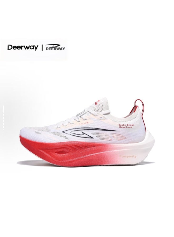 Deerway Mengjiang 1.0 Full Carbon Plate Sports Running Shoes For Men And Women, Durable, Shock-absorbing, Breathable, Speed Racing, Hiking, Marathon, Fitness Testing - Image 2