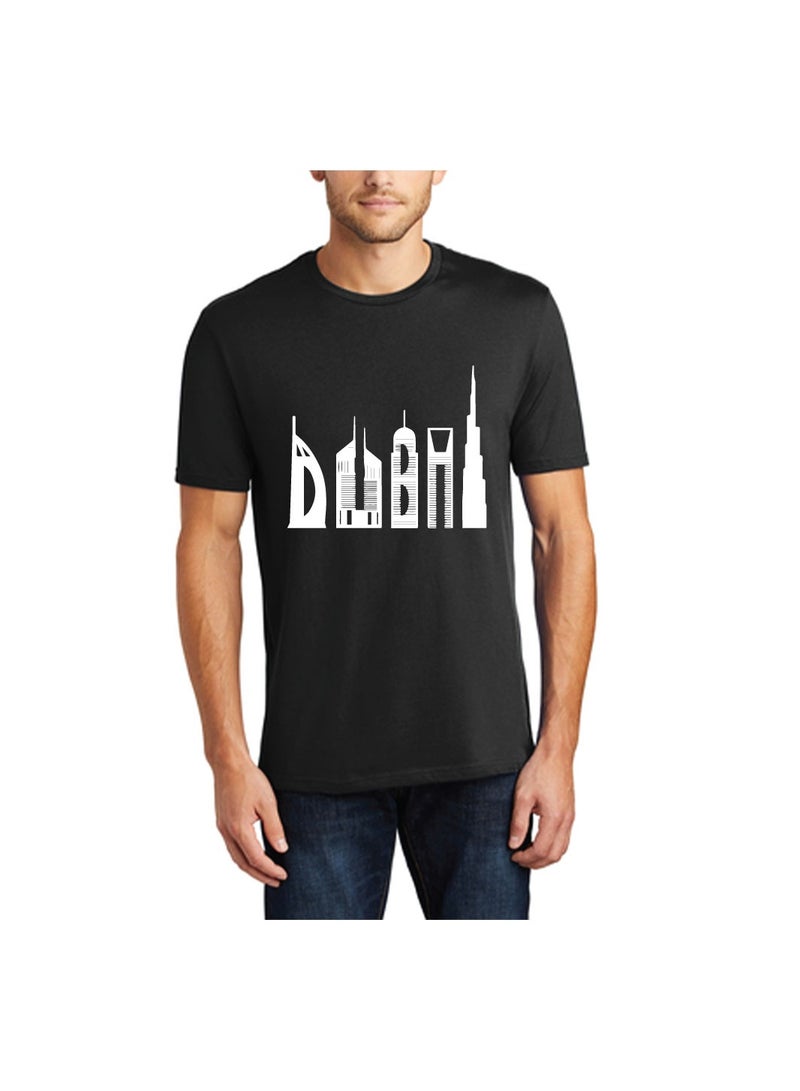 Dubai Design Printed Souvenir T-Shirt for Men - Image 1