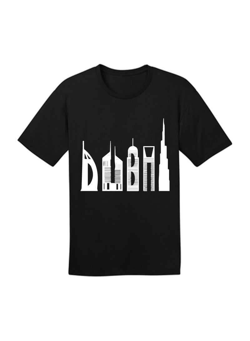 Dubai Design Printed Souvenir T-Shirt for Men - Image 3
