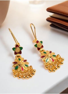 GOLDMAX Elegant 21k Gold Plated Drop Earrings For Women  - Image 1