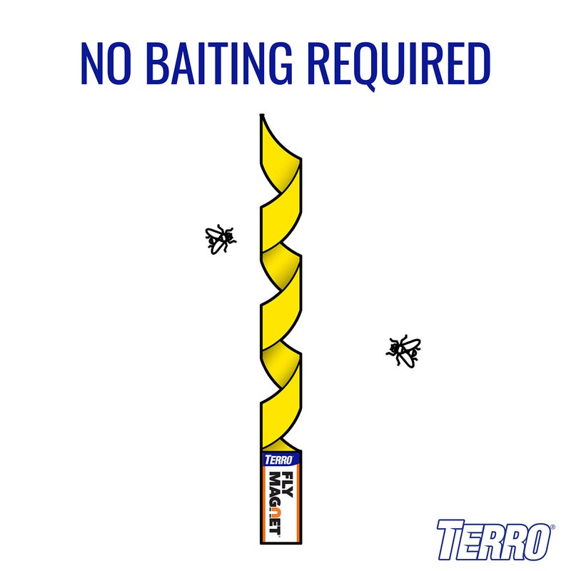 TERRO T518 Fly Magnet Indoor Housefly, 8 Count Pack, Sticky Fly Trap Indoor Hanging - Image 4