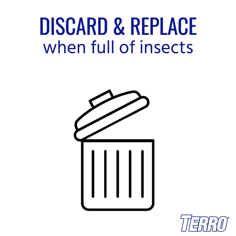 TERRO T518 Fly Magnet Indoor Housefly, 8 Count Pack, Sticky Fly Trap Indoor Hanging - Image 5