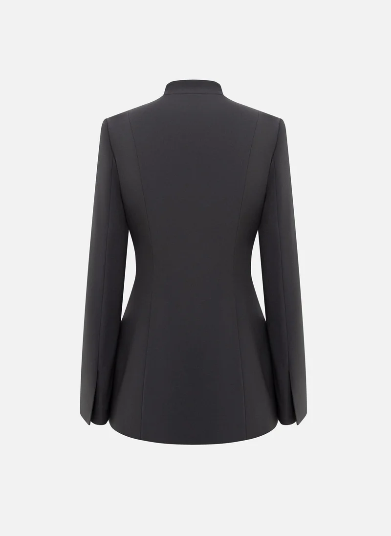 Lichi  Fitted single-breasted jacket with a hidden fastening for Women | Best Price UAE