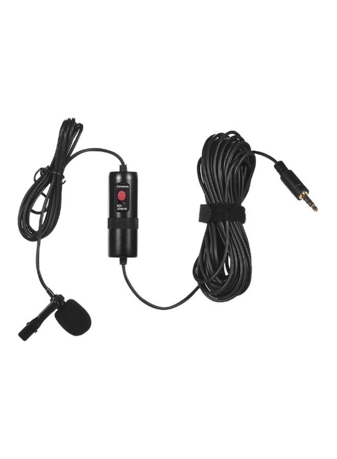NIBEMINENT Omni Directional Condenser Lavalier Microphone DD2725 Black - Image 3