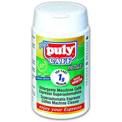 Puly Caff أقراص تنظيف ماكينة الإسبريسو الأوتوماتيكية الفائقة من بولي كاف - 1 جرام - Image 1