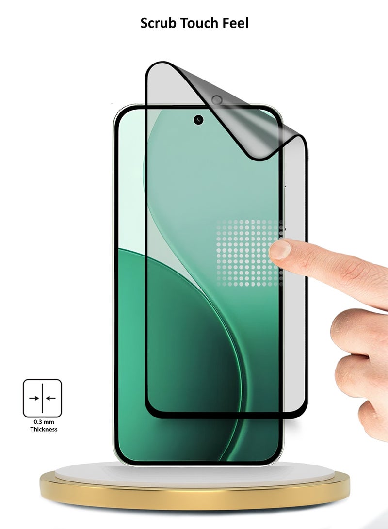 Wtech Oppo Reno14 5G 2025 Premium Nano Ceramic Full Glue Full Cover Matte Flexible Screen Protector (MSCNMN) - Clear/Black - Image 4