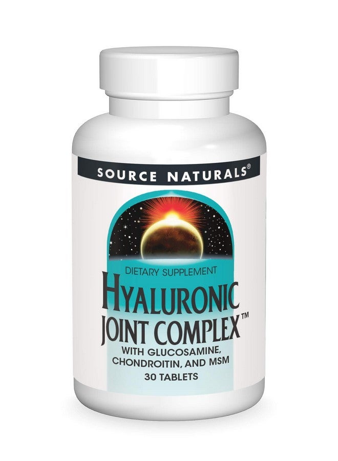 Source Naturals Hyaluronic Joint Complex With Glucosamine Chondroitin & Msm Extra Strength 30 Tablets - Image 2