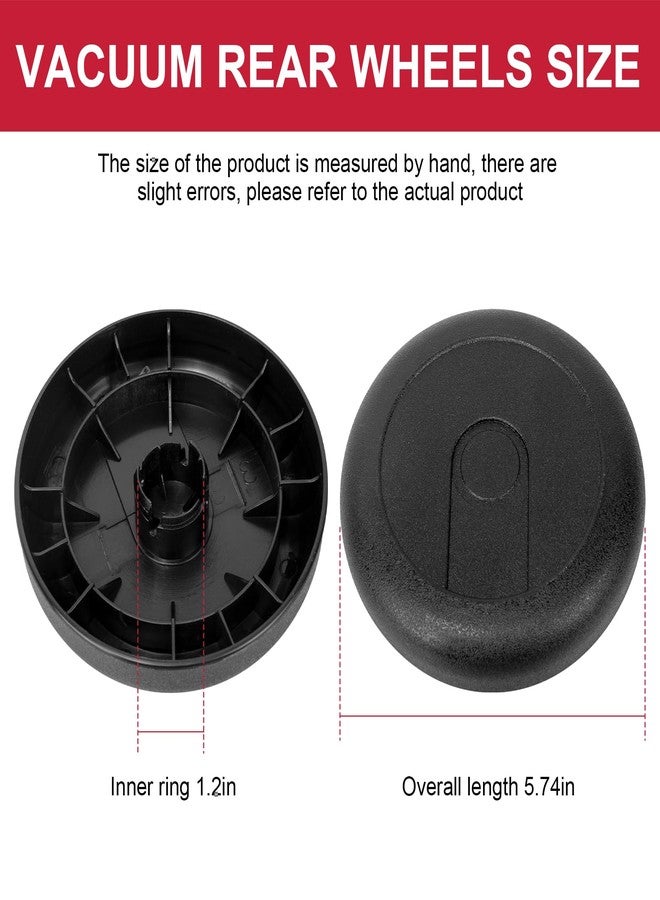 Giokyi 15409-119N Vacuum Rear Wheels for Eureka Mighty Mite 3600 Series Vacuums SC3683, SC3686 and SC3681, Rear Wheels fits Eureka Mighty Mite Parts, 2 Pack - Image 3