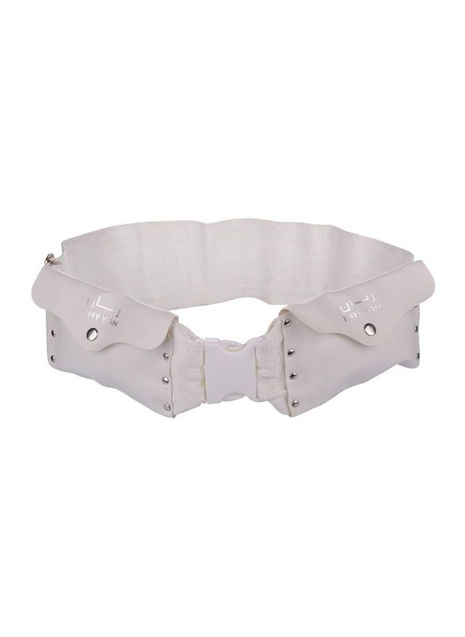 MYK - Ihram with Belt and BLUE waist bag for Men for Hajj and Umrah - Image 1