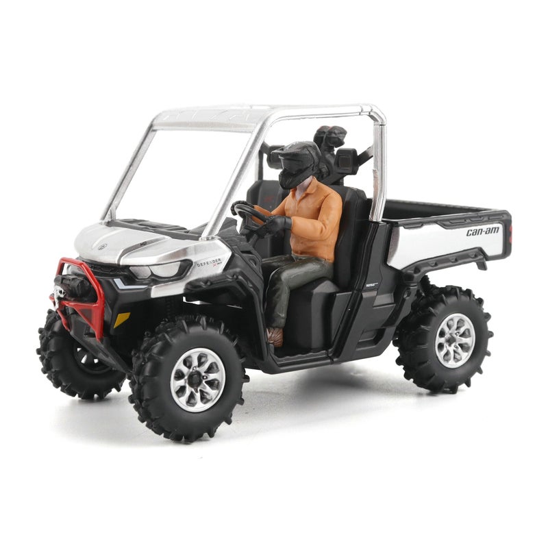 Diecast Masters BRP Bombardier Models 132 Scale Diecast Replica CanAm Defender XMR Silver Item 60031 - Image 3