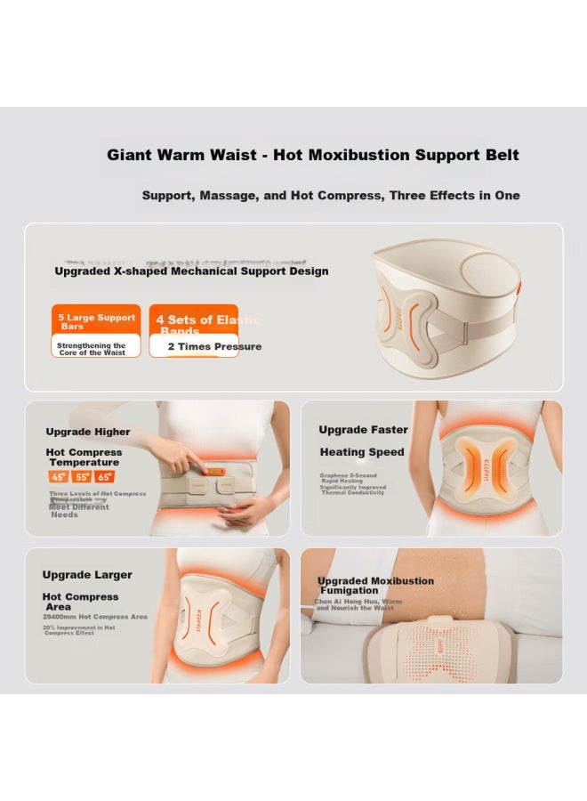 Keepfit W15s Waist Massager, Back Heating Pad For Spine, Moxibustion Device For Herniated Discs, Pain Relief Aid, Posture Corrector, Abdominal Therapy Device For Women's Health, Birthday Gift - Image 3