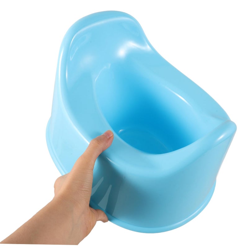 Blue Plastic Potty Training Toilet Seat For Boys And Girls Portable Easy Clean - Image 4