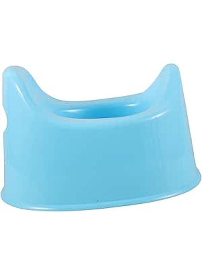 Blue Plastic Potty Training Toilet Seat For Boys And Girls Portable Easy Clean - Image 1