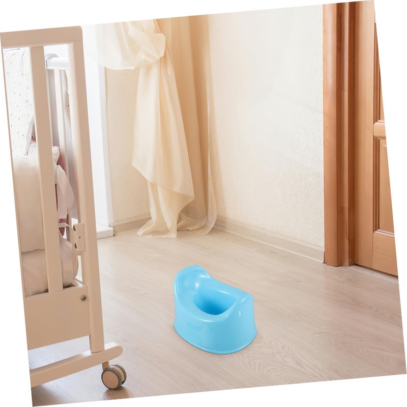 Blue Plastic Potty Training Toilet Seat For Boys And Girls Portable Easy Clean - Image 5