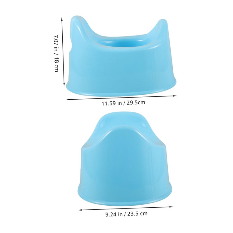 Blue Plastic Potty Training Toilet Seat For Boys And Girls Portable Easy Clean - Image 3
