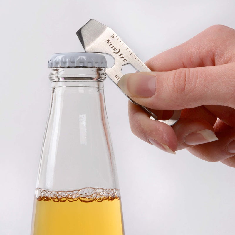 NITE IZE نيت آيز KMT-11-R3 يتصل بسهولة بسلسلة أو حزام موجود أداة مفاتيح دوهيكي متعددة الوظائف (1 عبوة)، حجم واحد، فضي - Image 2