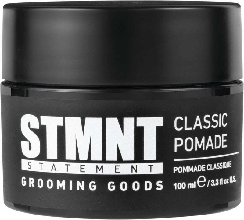 STMNT Grooming Goods Classic Pomade, 3.38 oz | Natural Shine | Strong Control | Easy to Wash Out - Image 1