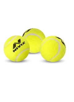 Nivia Light Weight Tennis Cricket Ball | Pack of 12 | Material - Rubber  - Image 3