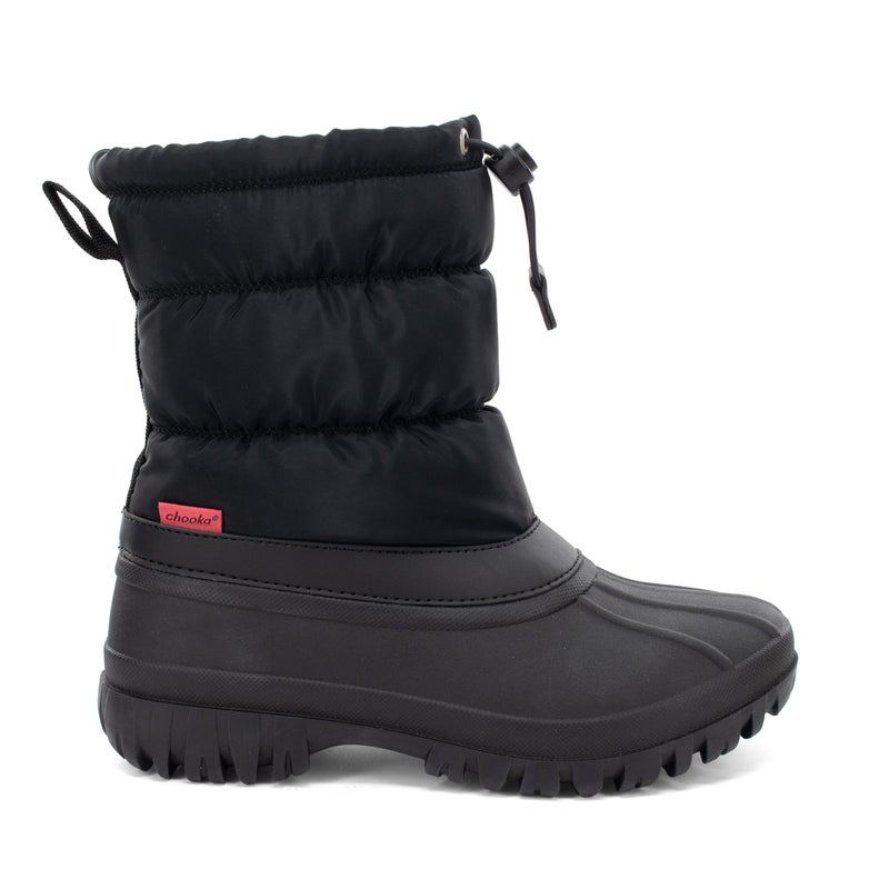 Chooka Women's Nylon Mid-Calf Winter Snow Boot | Outdoor Cold Weather Faux Fur Puffer Boot - Image 4