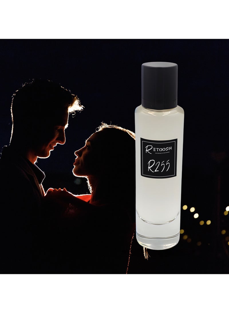 رتوش للعطور احتضنوا عطر R255 – عطر شرقي خشبي للنساء والرجال | 50 مل. - Image 3