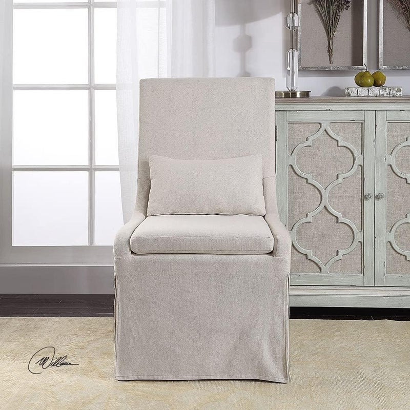Uttermost Coley  395 inch Armless Chair  - Image 2