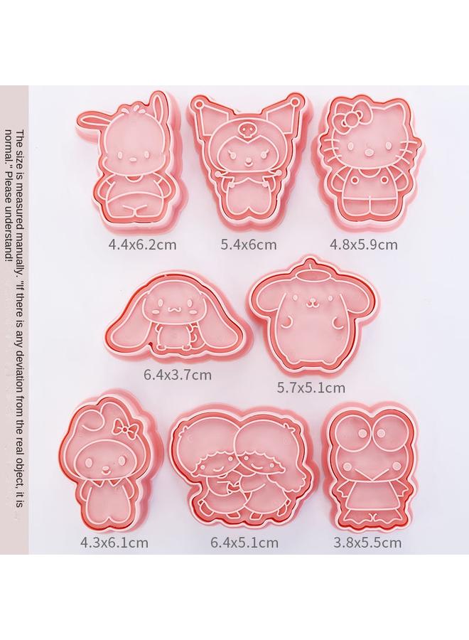 Bluejw Mini Sanrio Cartoon Biscuit Mold Household Three-Dimensional Watermelon Press Cutting Mold Manual Fold Sugar Bakers Boiling - Image 4