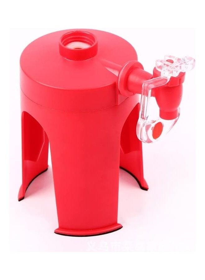 Loquat Portable Soda Dispenser Red 17cm - Image 1