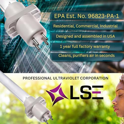 LSE Lighting UV2400XLAM1 UV Bulb – Replacement Intended for Honeywell UV2400U1000 and UV2400U5000 Systems – High Output UV-C Lamp – Designed in USA - Image 5
