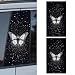 Dogary 2 PCS B Pillar Sticker Decal Starry Sky Butterfly Car Middle Pillar Sticker Vinyl Waterproof SelfAdhesive Decal Scratch Cover for Vehicle Exterior Glass Metal Multicolored - Image 2