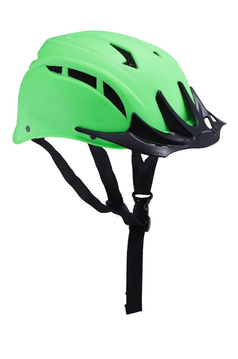 FASTPED Bicycle Helmet with Sun Visor Suitable for Kids, Boys and Girls up to 10 Years (Pink) (Green) - Image 5